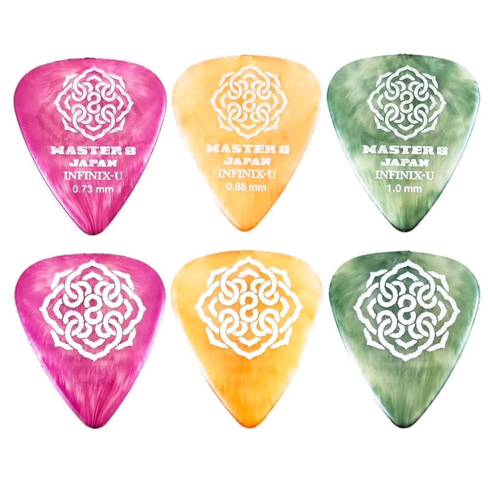 Amazon.com: Master 8 INFINIX-U Grip Guitar Picks - 6-Pack